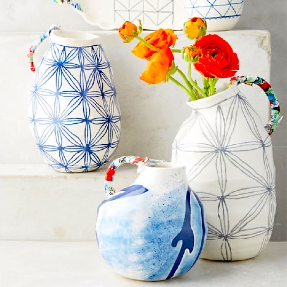 Anthropologie ceramic vase